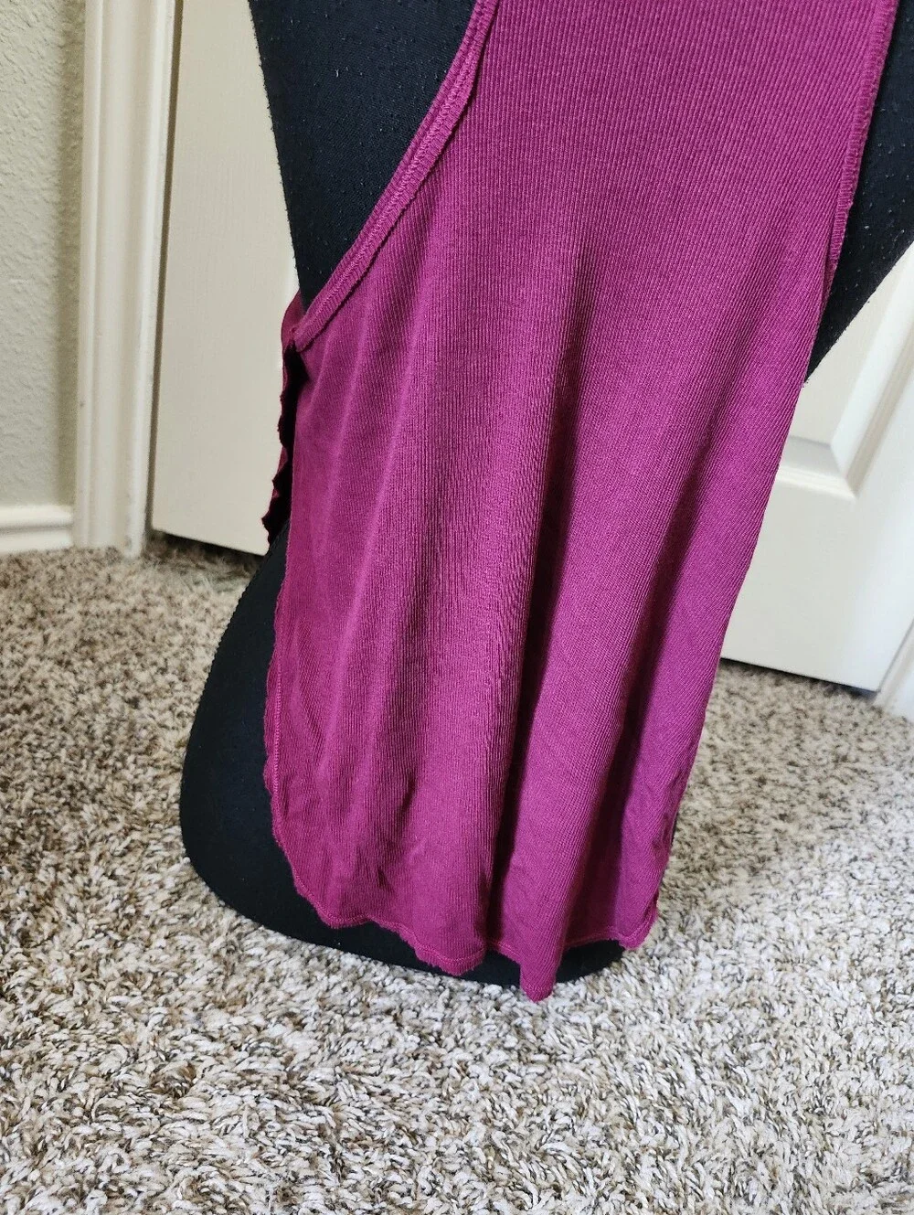 Intimately Free People Women’s Ribbed Tank Top - Wine S